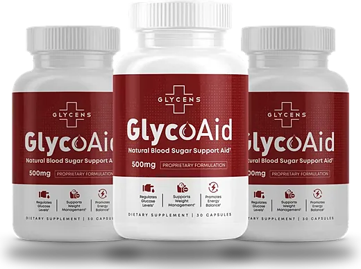 3 bottles of GlycoAid
